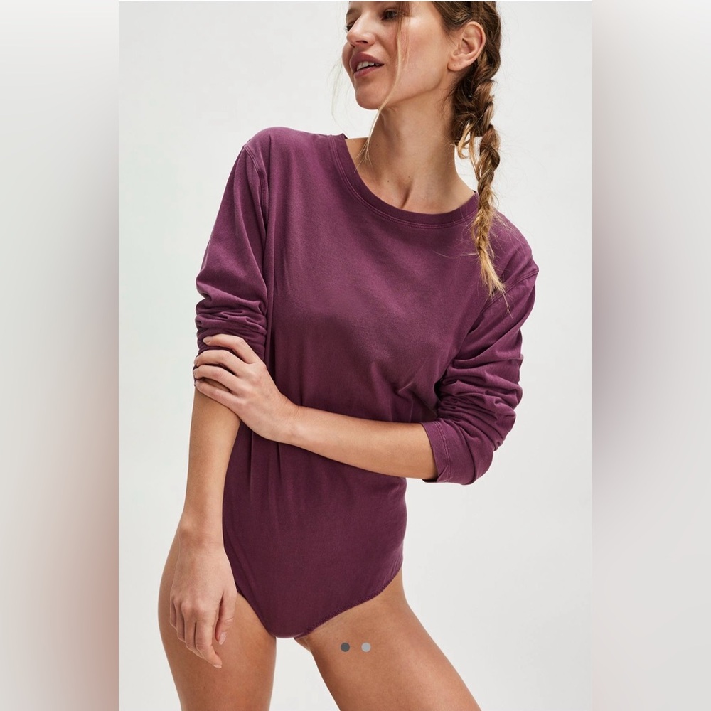 NWT Free People Casual Long Sleeve Bodysuit